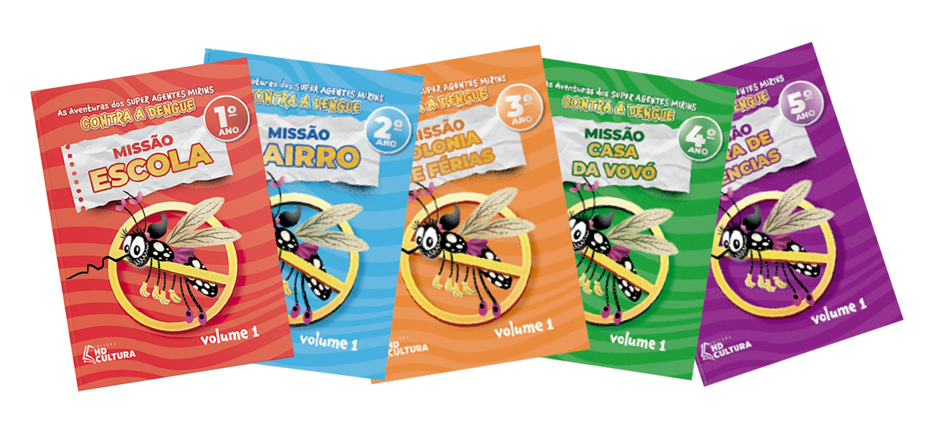 Coleção Super Agentes Mirins contra a dengue
